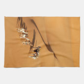 Deserts | Tuareg Walk with Camels Theedoek (Horizontaal)