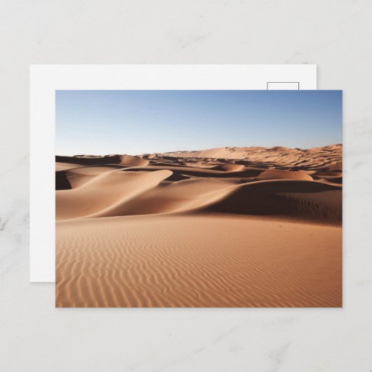 Deserts | United Arab Emirates Sand Dunes Briefkaart (Voorkant / Achterkant)