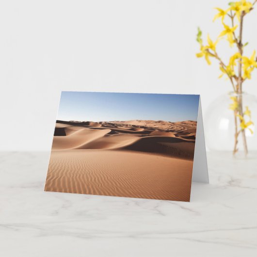 Deserts | United Arab Emirates Sand Dunes Kaart (Gele Bloem)