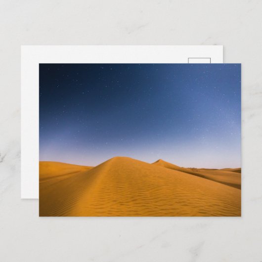 Deserts Wahiba Sands, Oman Briefkaart (Voorkant / Achterkant)