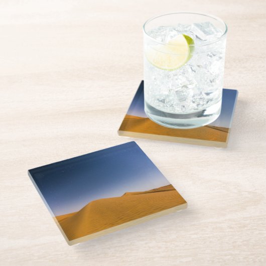 Deserts | Wahiba Sands, Oman Glazen Onderzetter (Schuin)