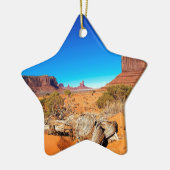 Deserts West Mitten Monument Valley Arizona Keramisch Ornament (Links)