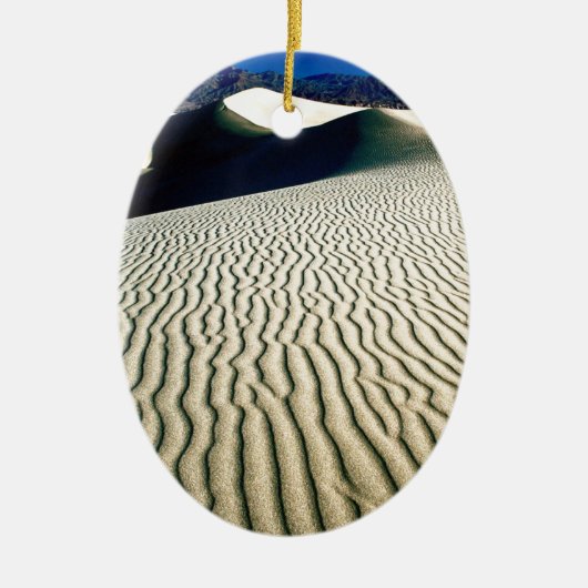 Deserts Wind Etchings Death Valley Keramisch Ornament (Voorkant)