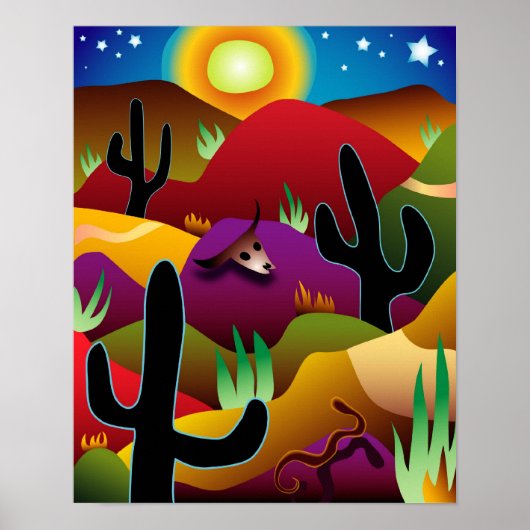 Desertscape Poster (Voorkant)