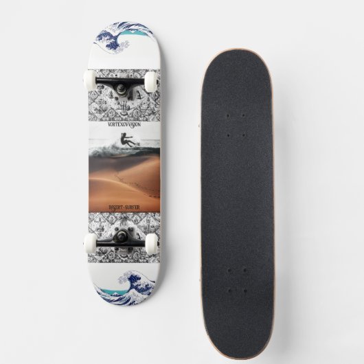 DesertSurfer/Vortexovvision Skateboard (Voorkant)