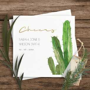 DESERTUS FOLIAGE WATERCOLOR CHEERS WEDDING SERVET