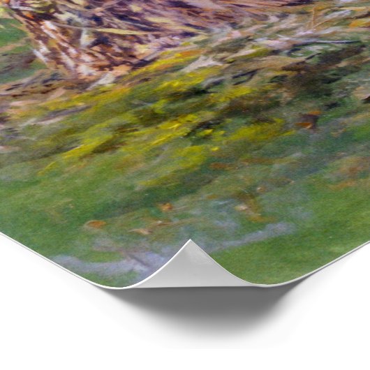 Desgranando el maíz/Shelling corn Poster (Hoek)