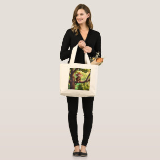 Desheze Vrouwen Handtas Schattige Monkey Canvas ta