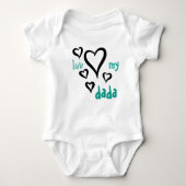 Desi Baby - Luv My Dada 1 Romper (Voorkant)