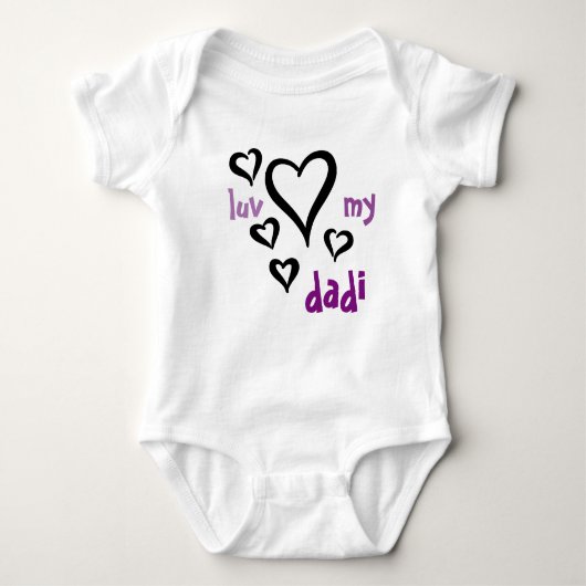 Desi Baby - Luv My Dadi 1 Romper (Voorkant)