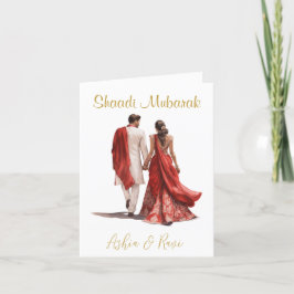 Desi Bruiloft Gefeliciteerd Kaart