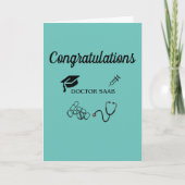 Desi Doctor Gefeliciteerd Kaart (Voorkant)