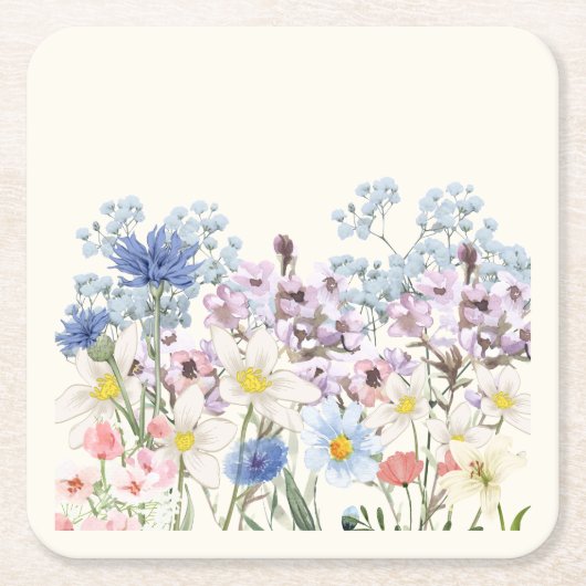 Desi Floral Kartonnen Onderzetters (Voorkant)