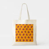 Desi Funky Rose Seamless Pattern Tote Bag (Achterkant)