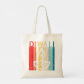 Desi Girl Indian Woman In Sari Lehenga Tote Bag (Achterkant)