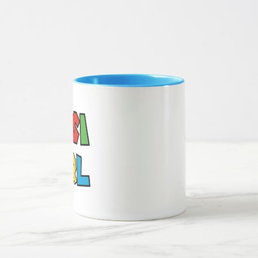 Desi Girl Mok, Schattig Modern Script Theekoffie Mok (Midden)