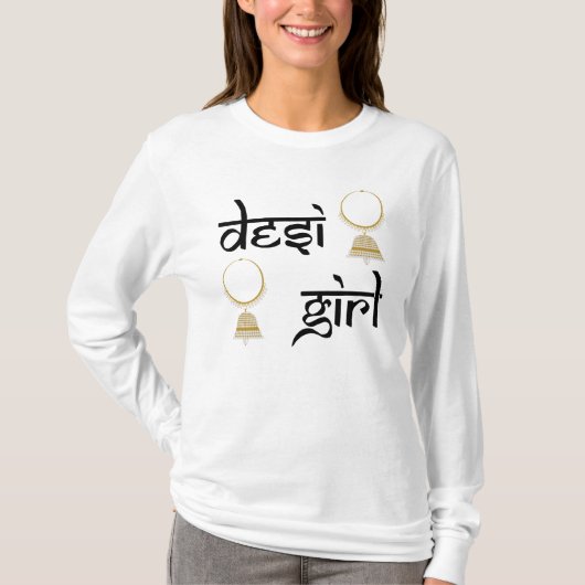 Desi Girl T-shirt (Voorkant)