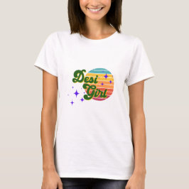 Desi Girl T-shirt, Show je Desi Pride T-shirt