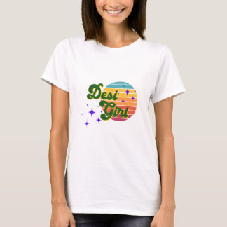 Desi Girl T-shirt, Show je Desi Pride T-shirt
