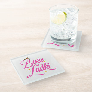 Desi Housewarming Gift, Zuid-Aziatische Decor Onde Glazen Onderzetter