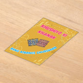 Desi Indian Pakistani Wedding Mehndi  Acryl Uitnodigingen (Laagn)