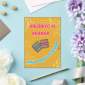 Desi Indian Pakistani Wedding Mehndi  Acryl Uitnodigingen (Insitu (Huwelijk))