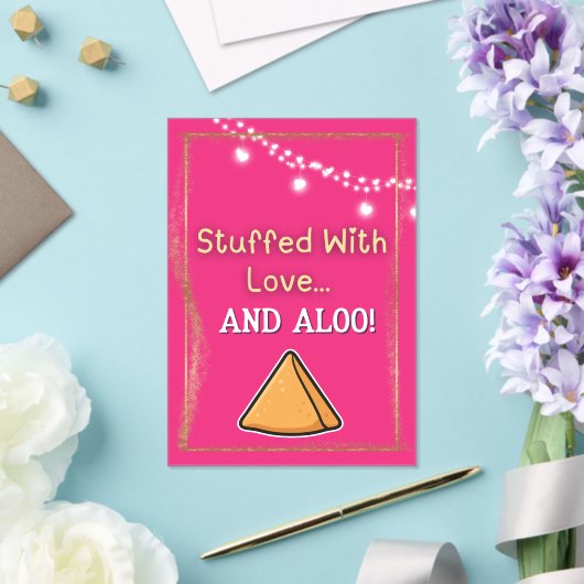 Desi Indian Pakistani Wedding Mehndi Food Sign Acryl Uitnodigingen (Insitu (Huwelijk))