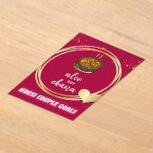 Desi Indiase Pakistaanse bruiloft Mehndi Voedsel T Acryl Uitnodigingen (Laagn)