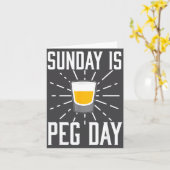 Desi Punjabi Funny Peg Day Sikh Quote Gift  Kaart (Gele Bloem)