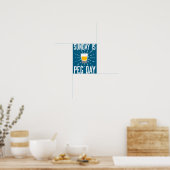 Desi Punjabi Funny Peg Day Sikh Quote Gift Poster (Keuken)