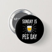Desi Punjabi Funny Peg Day Sikh Quote Gift  Ronde Button 5,7 Cm (Voorkant /achterkant)