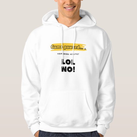 Desi Urdu Funny Design: Game is on! Hoodie (Voorkant)