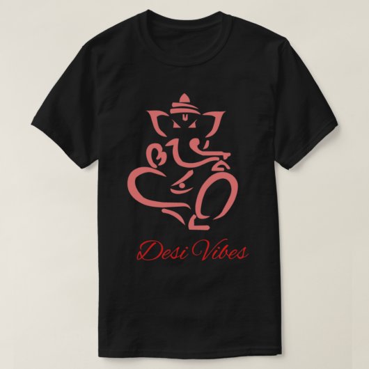 Desi Vibes Ganesh Chaturthi   T-shirt (Design voorkant)