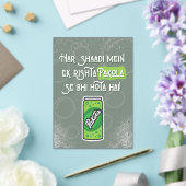 Desi Wedding  Acryl Uitnodigingen (Insitu (Huwelijk))