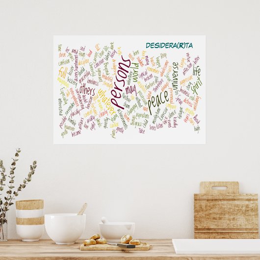 Desidera(R)ta poster afdrukken (Keuken)