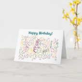 Desidera(R)ta verjaardagskaart Kaart (Gele Bloem)
