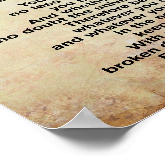 Desiderata 11 x 14 Art Print (Hoek)