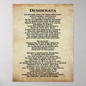 Desiderata 11 x 14 Art Print (Voorkant)