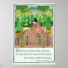 Desiderata ~ 1895 Illustration Poster