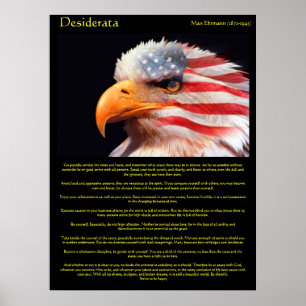Desiderata-adelaar 1 Poster