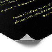 Desiderata-adelaar 1 Poster (Hoek)