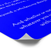 Desiderata Antelope Drink Posters (Hoek)