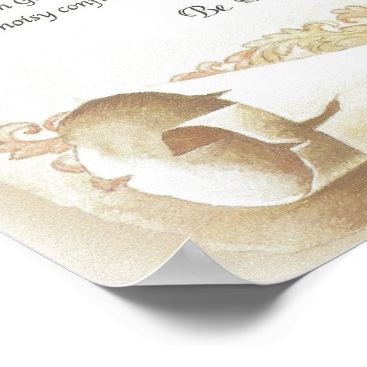 DESIDERATA Antique Florentine Scroll Poster (Hoek)