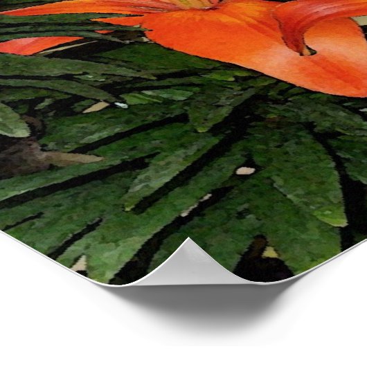 Desiderata Asian lilies Poster (Hoek)