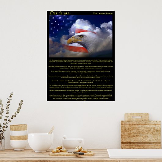 Desiderata Bald Eagle 2 Posters (Keuken)