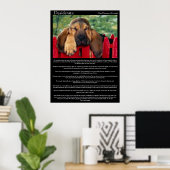 Desiderata Bloodhound Posters (Thuiskantoor)