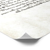 DESIDERATA Blue Nuclear Crucifix Poster (Hoek)