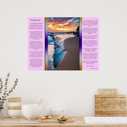 Desiderata Blue Ocean Posters (Keuken)