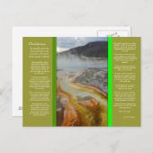 DESIDERATA-Briefkaart voor thermische pools Briefkaart (Voorkant / Achterkant)