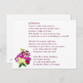 DESIDERATA Bright Bouquet briefkaart (Voorkant / Achterkant)